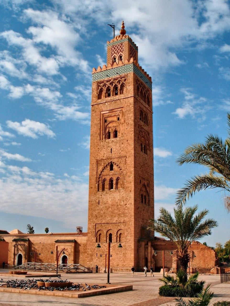 La Koutoubia et ses palmiers à Marrakech