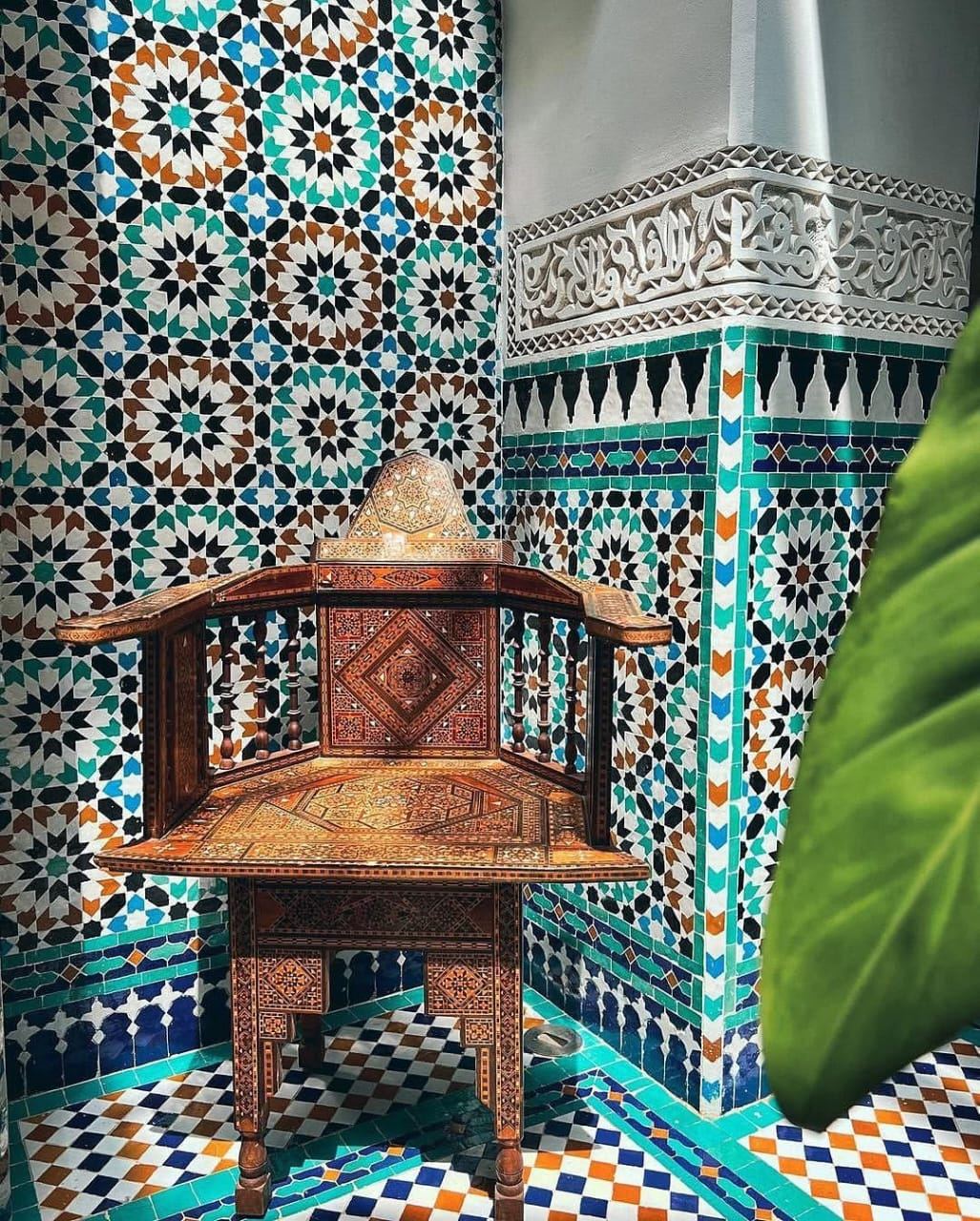 Artisanat marocain traditionnel en zellige